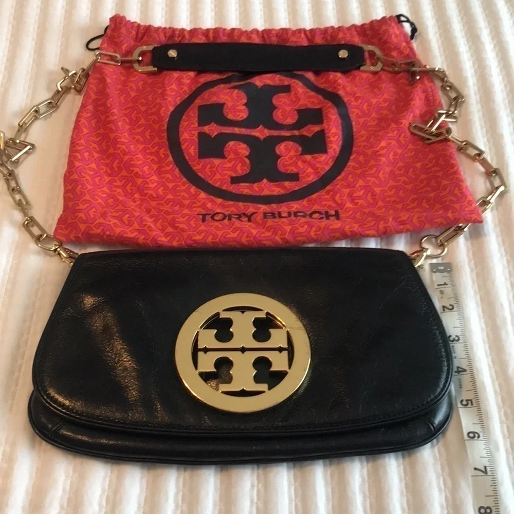 ❤️ First Owner Tory Burch Reva Black Bag